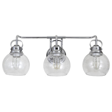Shirley Metal/ Bubbled Glass Vanity Light - JONATHAN Y